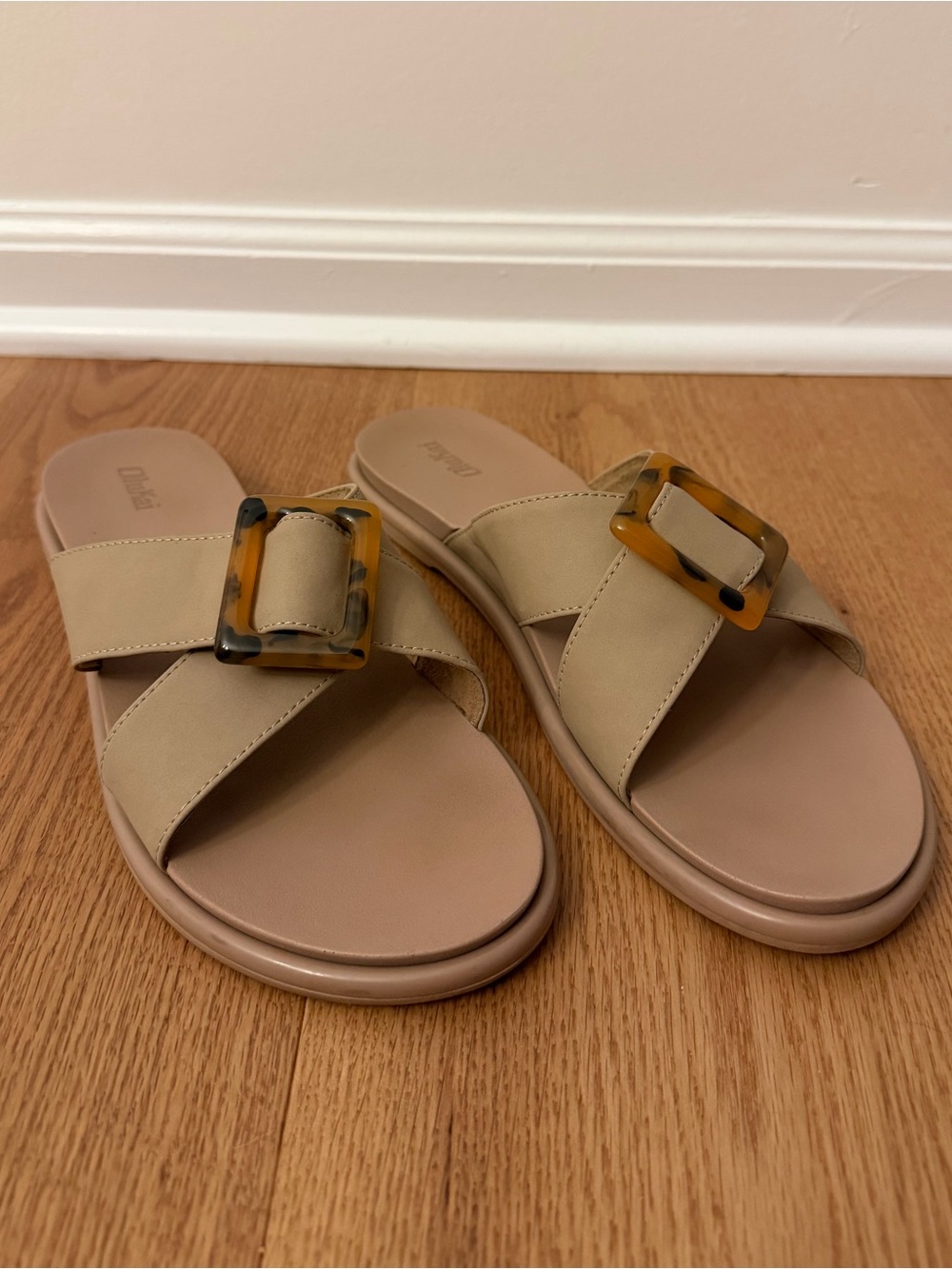 OluKai La‘i Slide Taupe Women’s Size 11